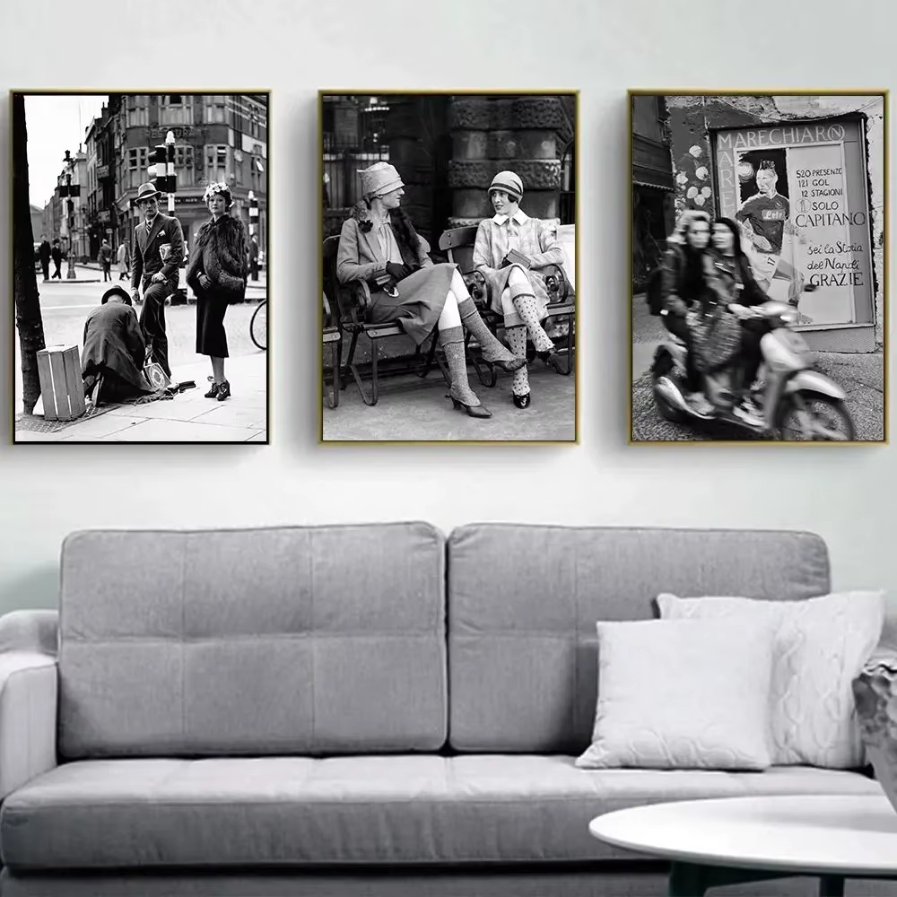 Photography Vintage - Impresión fotográfica Vintage en blanco y