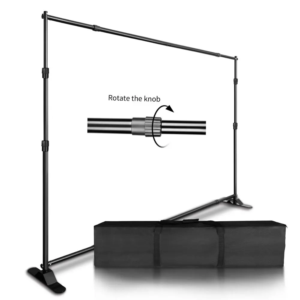 Backdrop Stand Kit - SH Fondo de doble barra transversal,