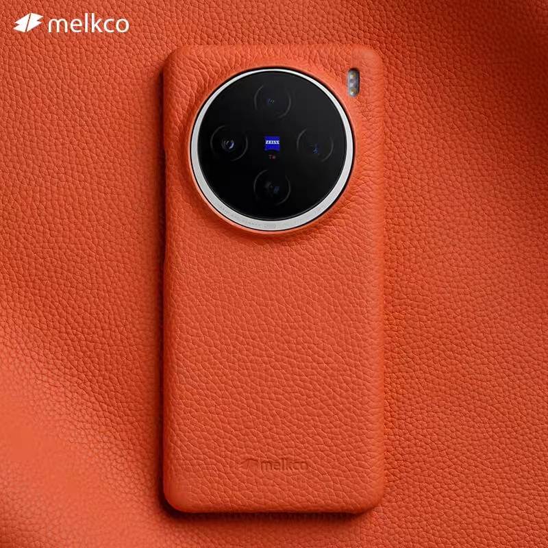 Photography Kit Vivo X300 - Funda de cuero genuino Melkco Premium