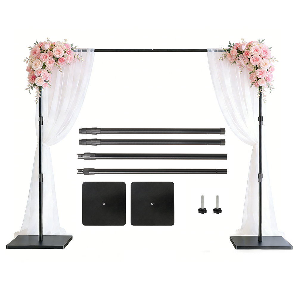 Backdrop Stand Kit - Soporte de Fondo Resistente de 2.4x3M,