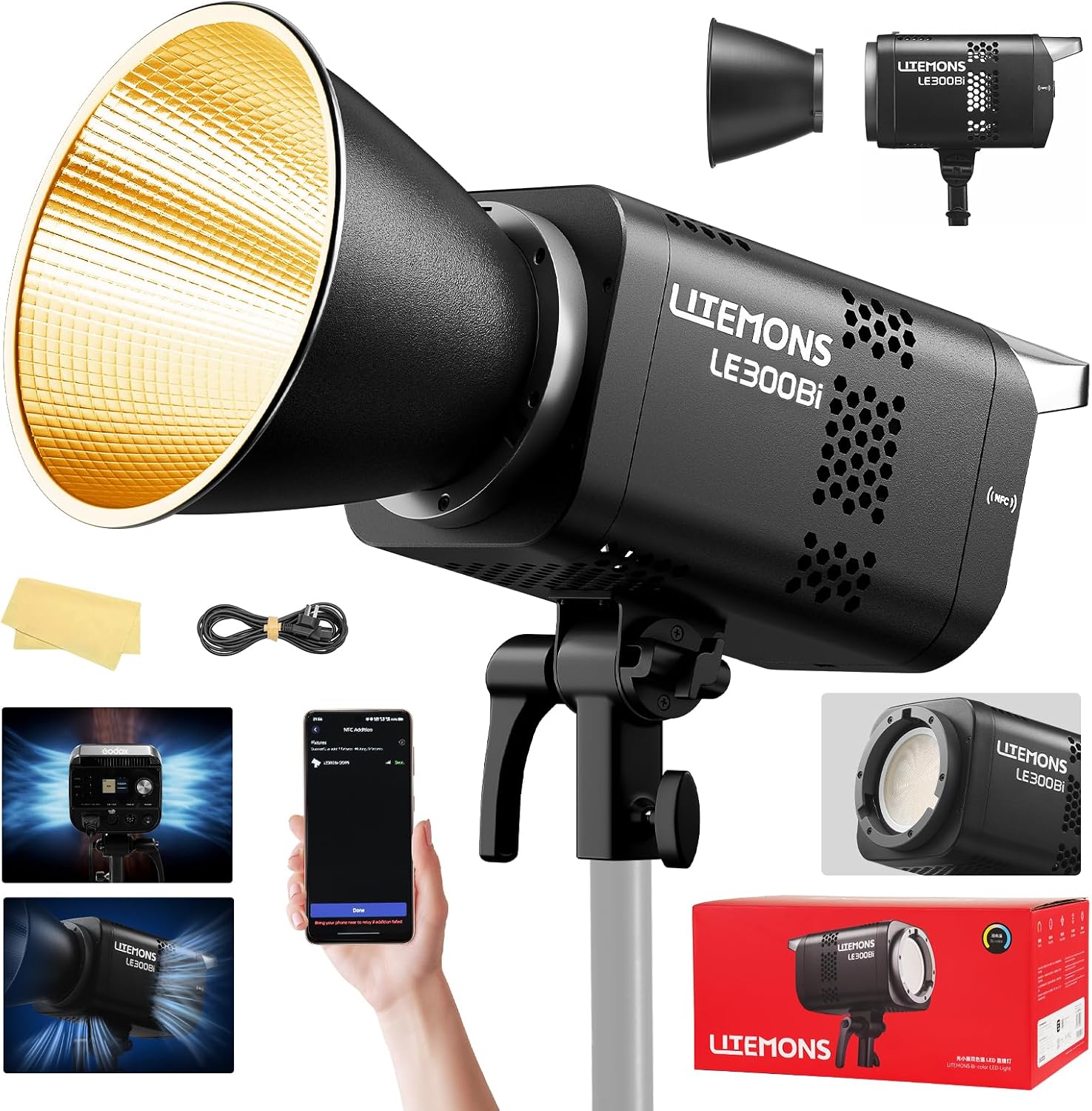 Video Led Light Panel - Kit de Iluminación LED RGB para