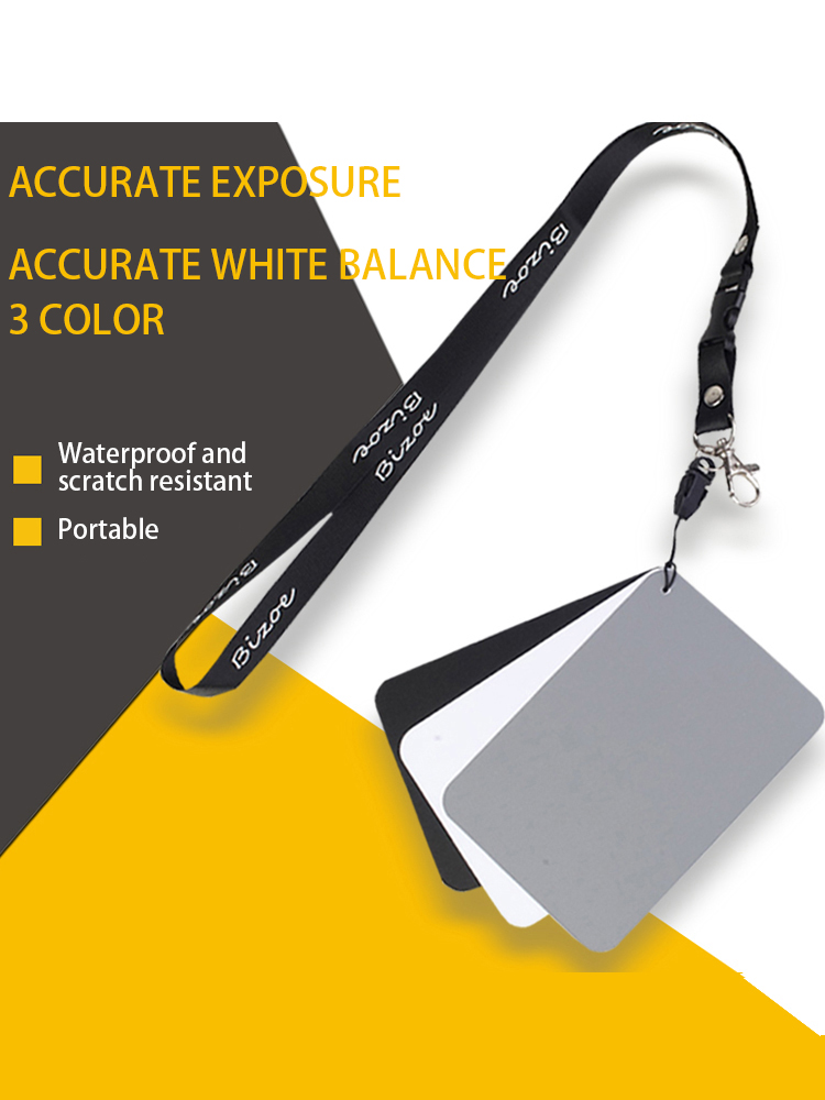 Color Checker Card - Tarjeta de equilibrio de blancos 18%