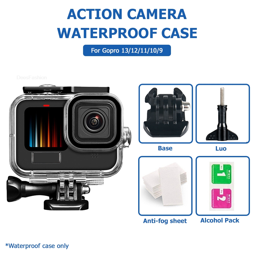 Gopro Action Camera Hero 12 Black - Carcasa Impermeable para GoPro Hero 13
