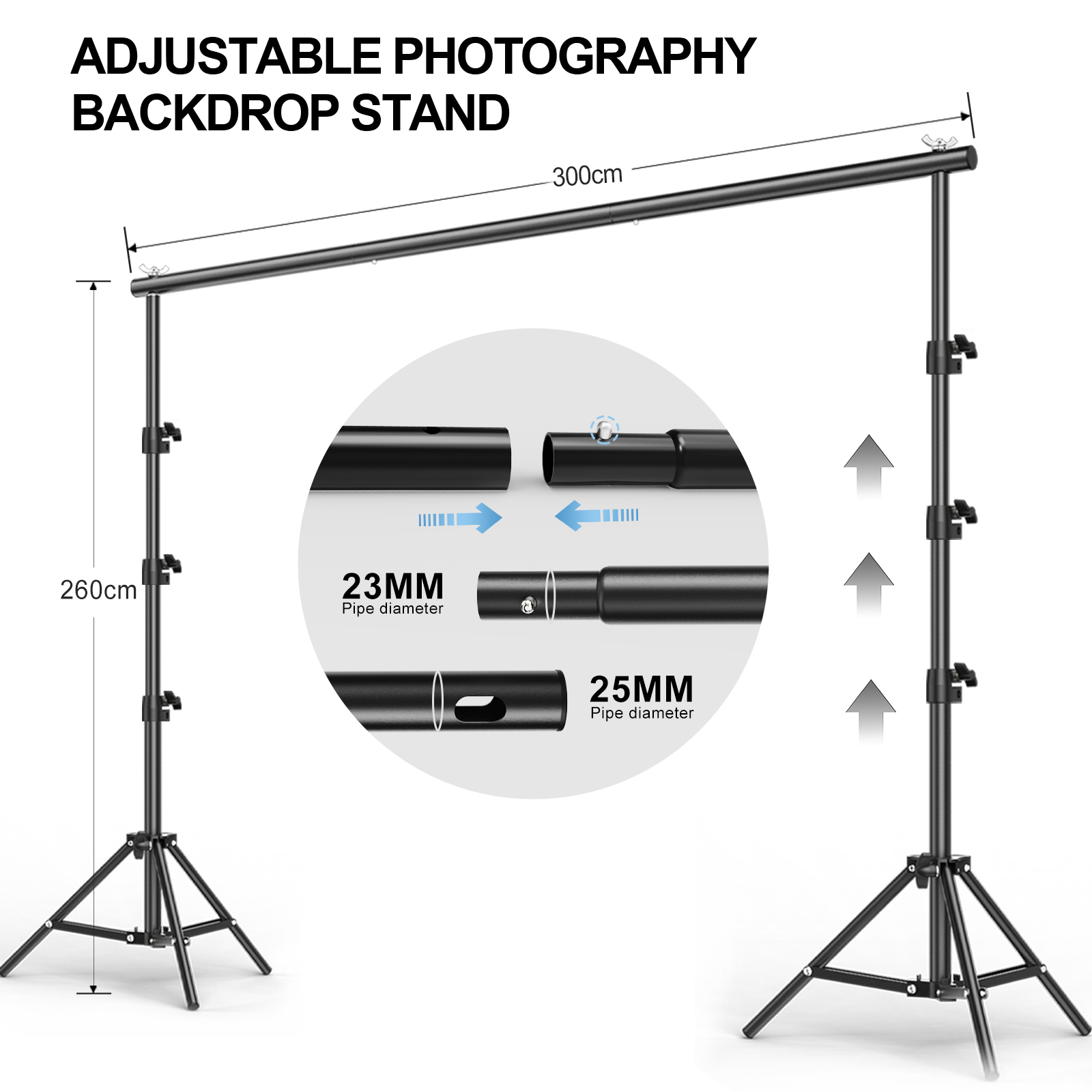 Kit de Soporte Ajustable para  - Backdrop Stand Kit reseña y precio