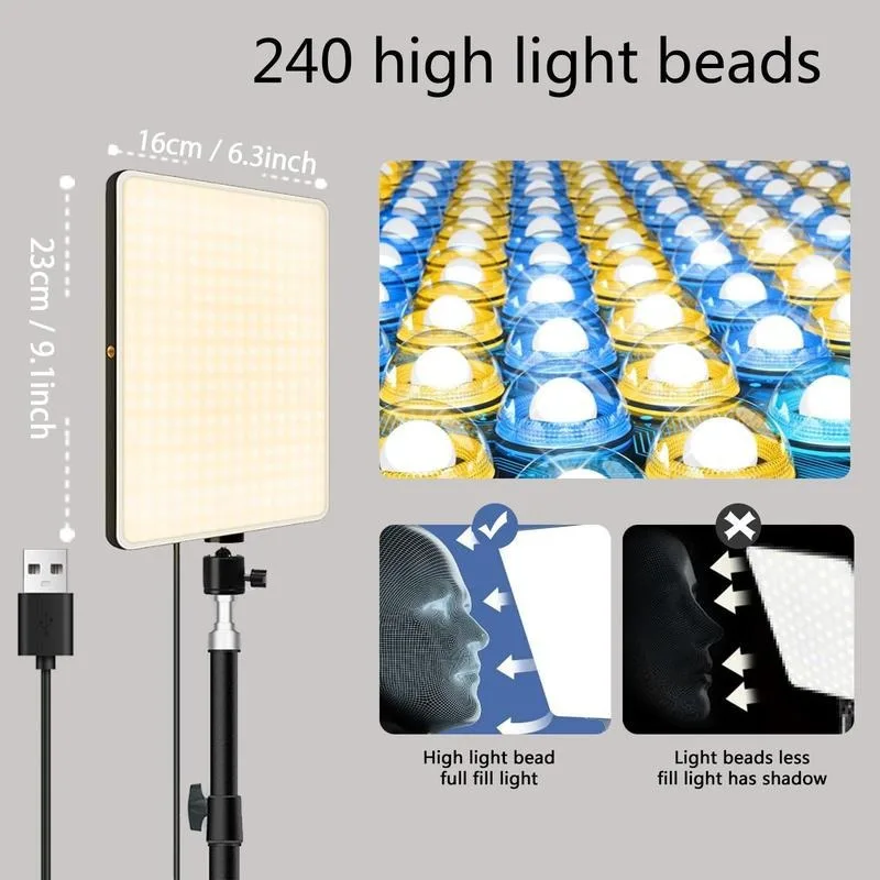 Lámpara LED para Video y Estud - Video Led Light Panel reseña y precio