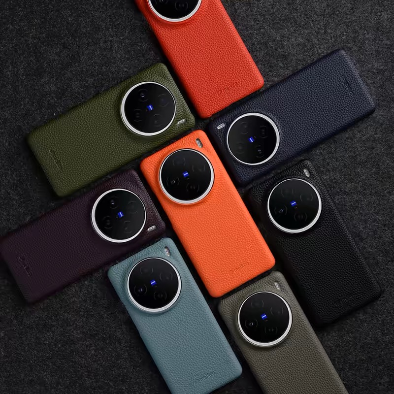 Funda de cuero genuino Melkco  - Photography Kit Vivo X300 reseña y precio