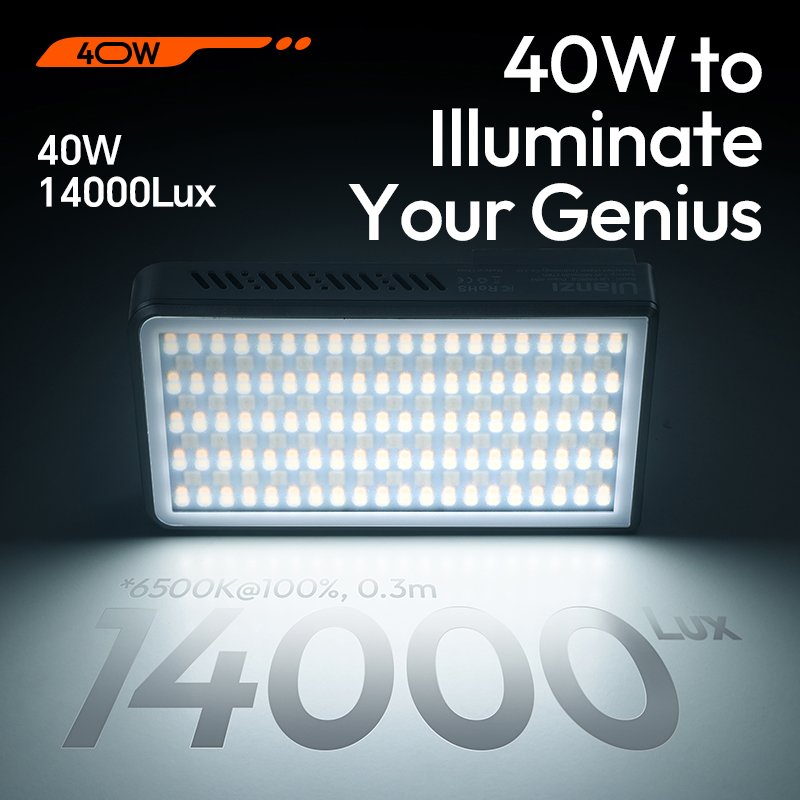 Ulanzi P40 Bi |   Luz LED de v - Video Led Light Panel reseña y precio