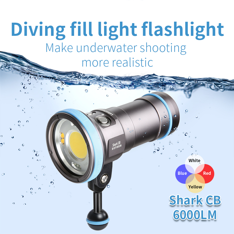 Linterna de Buceo Shark CB de  - Photography High Angle reseña y precio