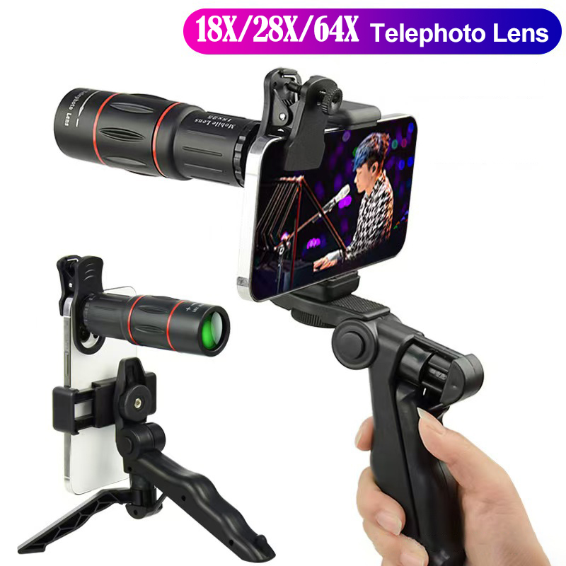 Lente Telescópica 64X para Tel - Photography Trick reseña y precio