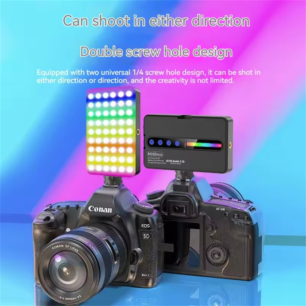 Luz LED RGB para cámara, Kit d - Video Led Light Panel reseña y precio