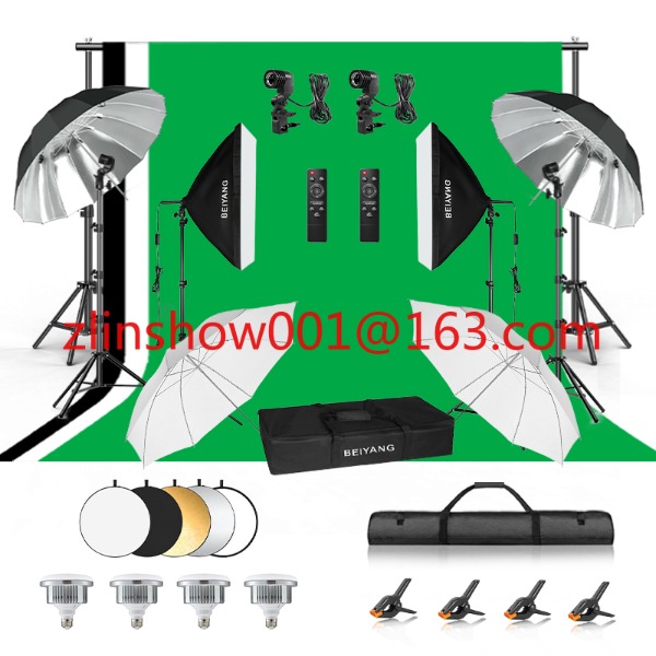 Equipo de estudio fotográfico  - Backdrop Stand Kit reseña y precio