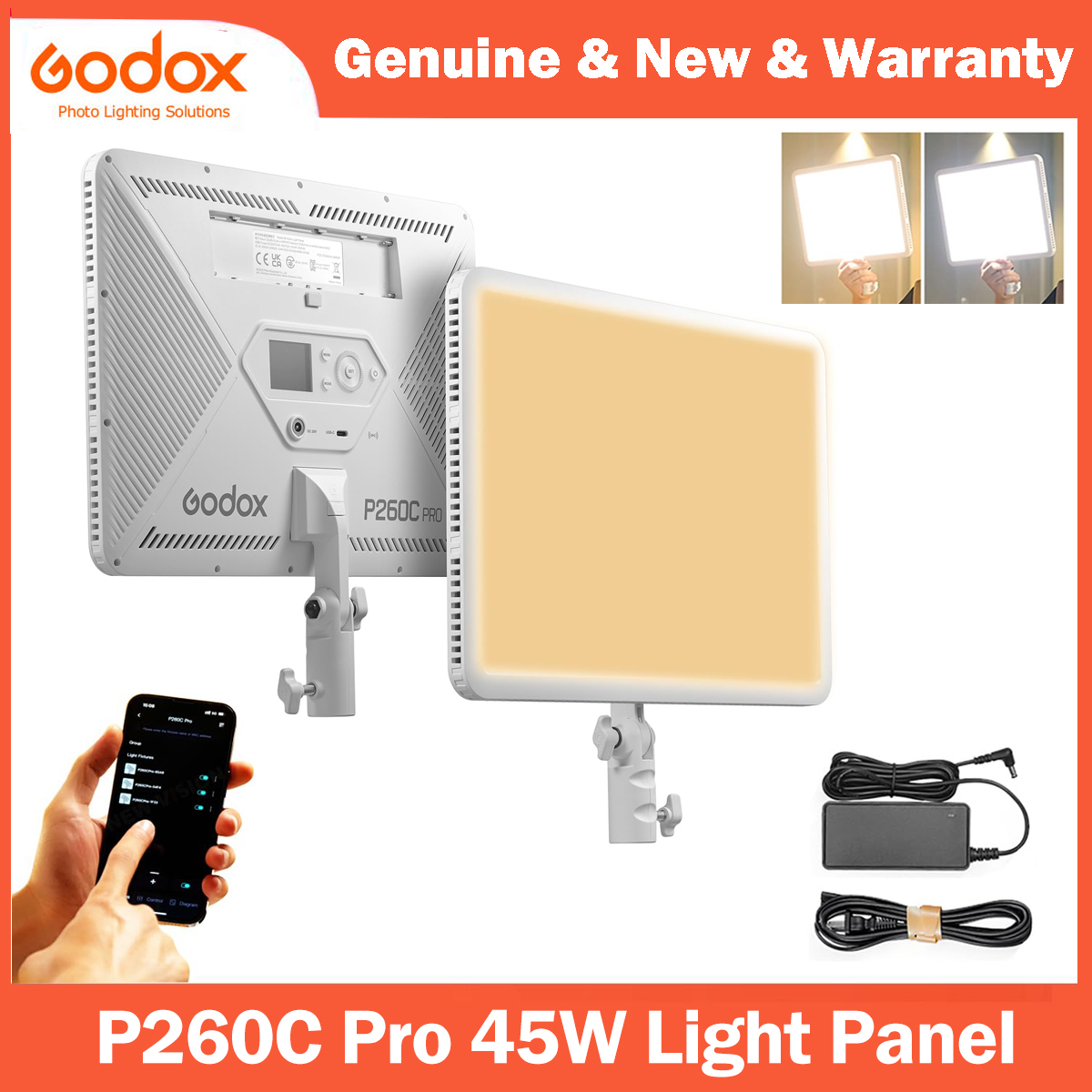 Godox P260C Pro Panel de luz L - Video Led Light Panel reseña y precio