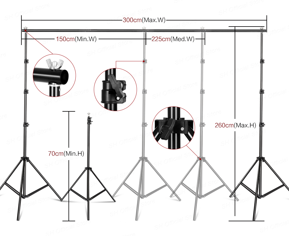 Kit de Iluminación para Estudi - Backdrop Stand Kit reseña y precio