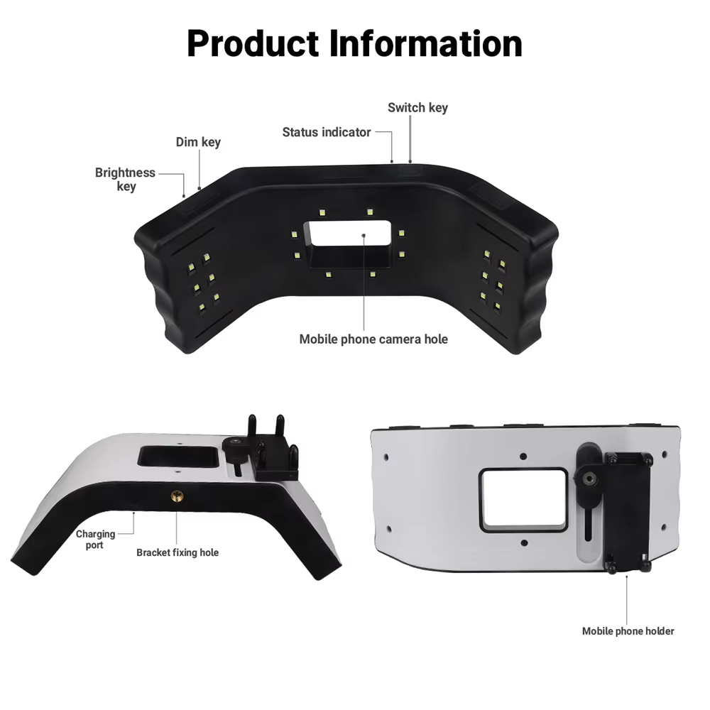 Lámpara LED JUMTOP para Fotogr - Photography Dental reseña y precio