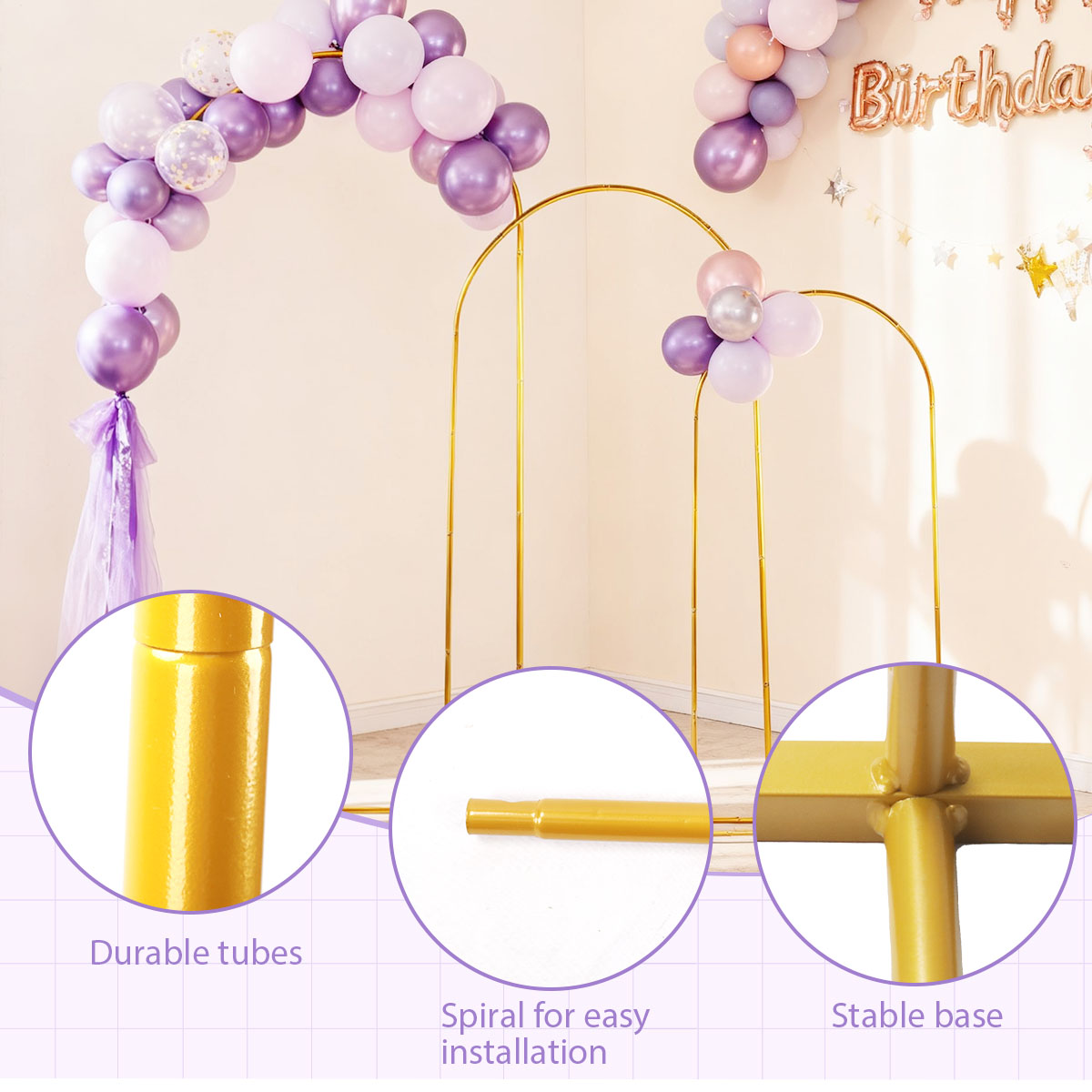 Paquete de 3 kits de arco de m - Backdrop Stand Kit reseña y precio