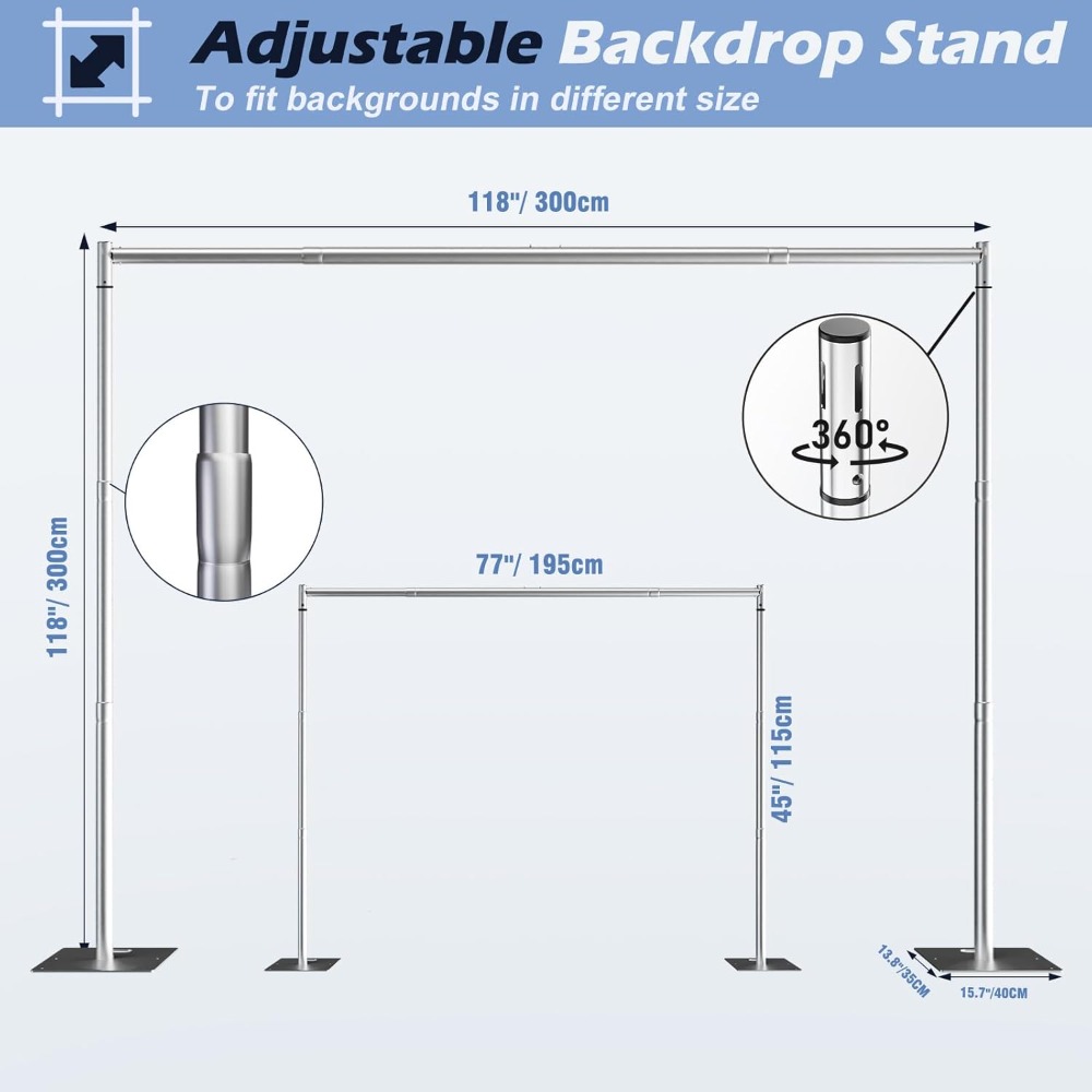 Kit de Soporte para Telón de F - Backdrop Stand Kit reseña y precio